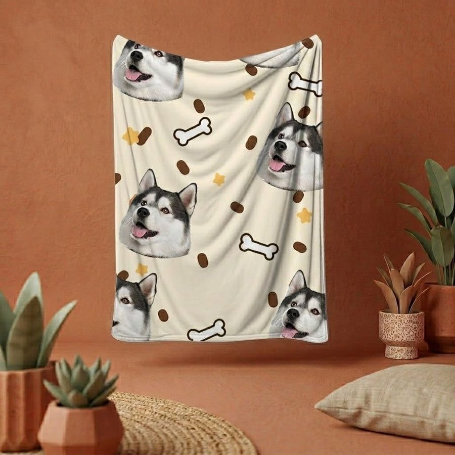 Custom Pet Photo Blanket